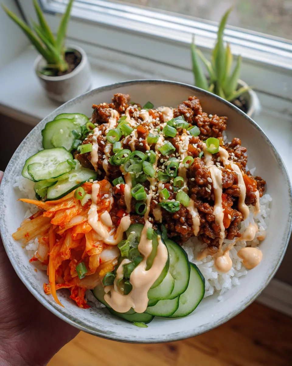Korean Beef Rice Bowls - detail 3