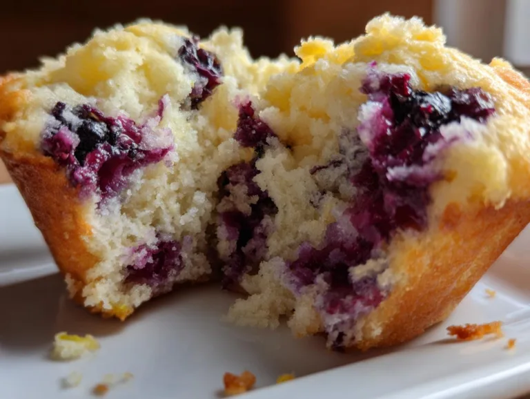 Lemon Blueberry Greek Yogurt Muffins