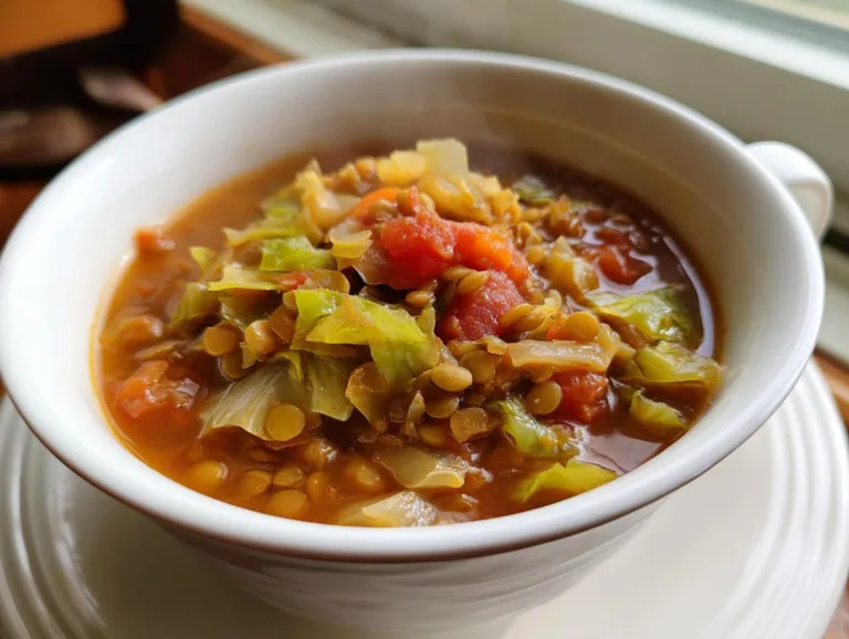 Lentil Cabbage Soup