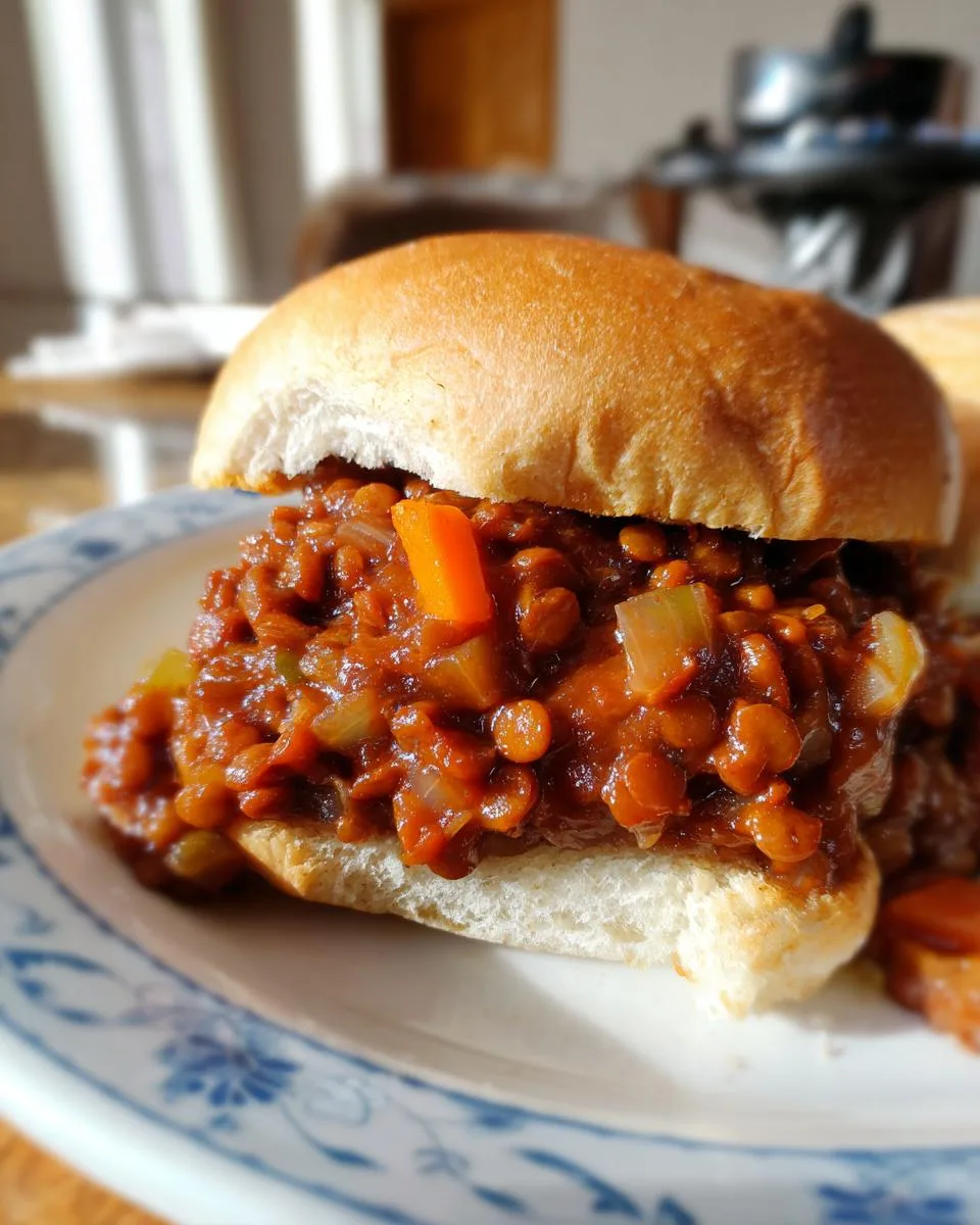 Lentil Sloppy Joes - detail 3