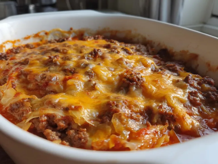 Low Carb Cabbage Casserole