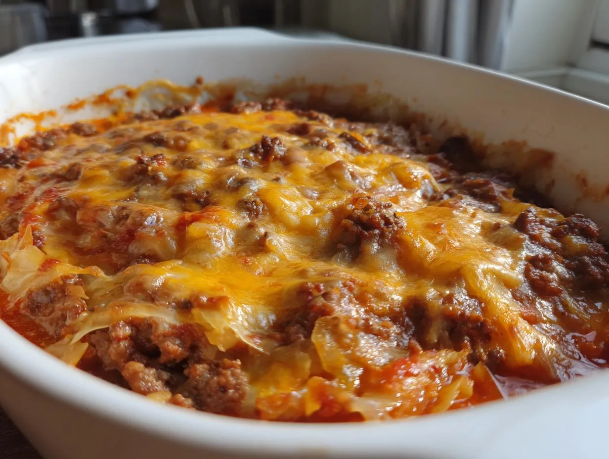 Low Carb Cabbage Casserole That Feels Like a Cheat Meal