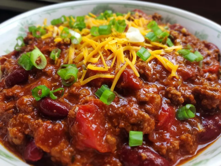 Old Fashioned Beef Chili