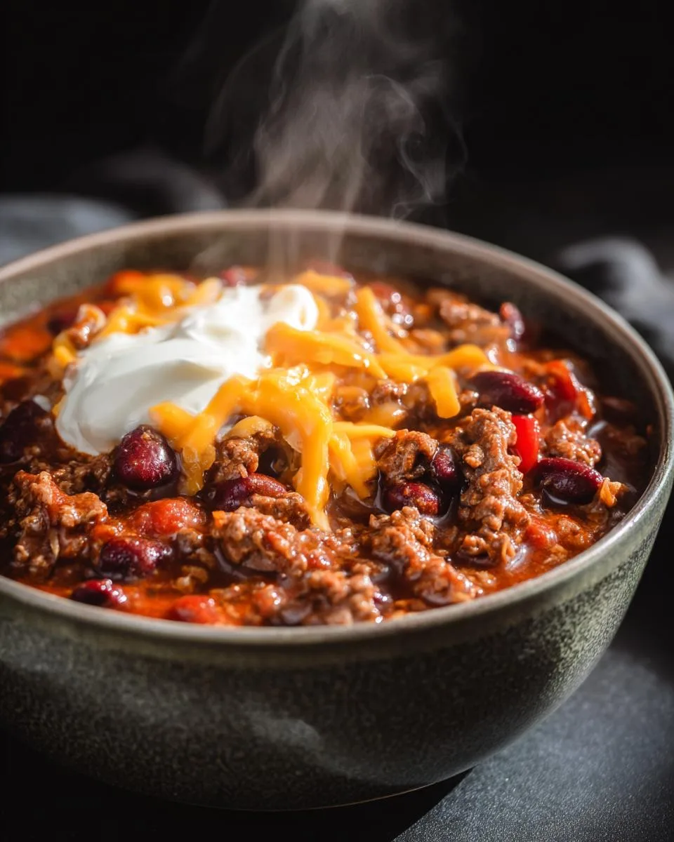 One Pot Beef Chili - detail 3