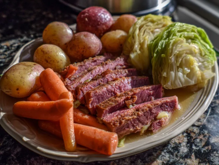 One Pot Corned Beef Cabbage