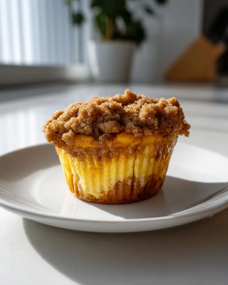 Pumpkin Cheesecake Muffins - detail 2