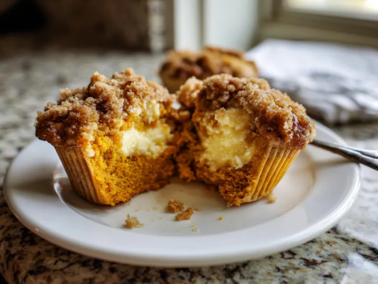 Pumpkin Cheesecake Muffins