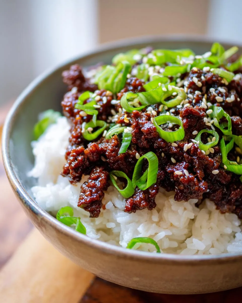Quick Easy Korean Ground Beef - detail 1