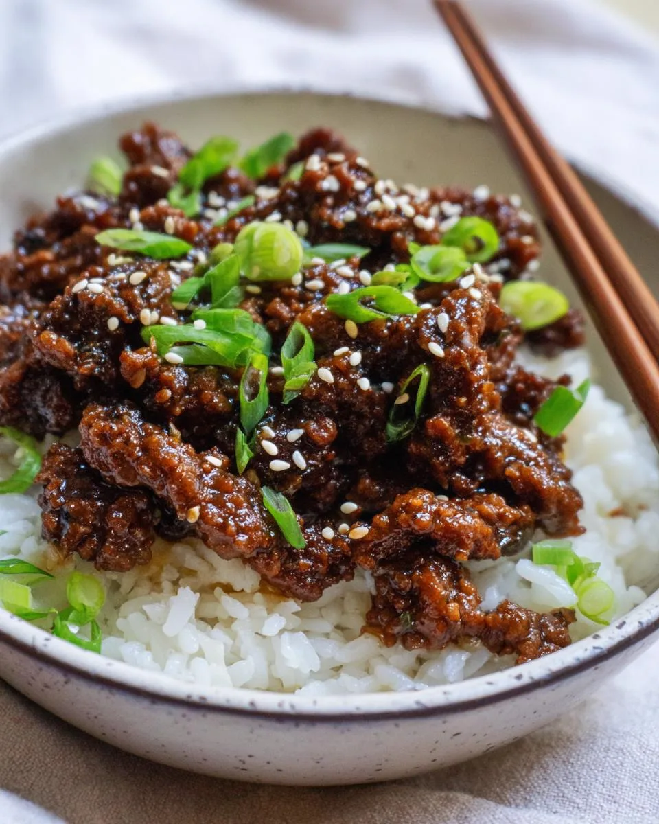 Quick Easy Korean Ground Beef - detail 2