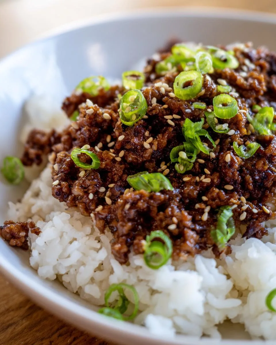 Quick Easy Korean Ground Beef - detail 4