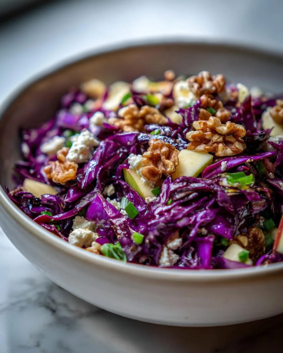 Red Cabbage Salad - detail 1