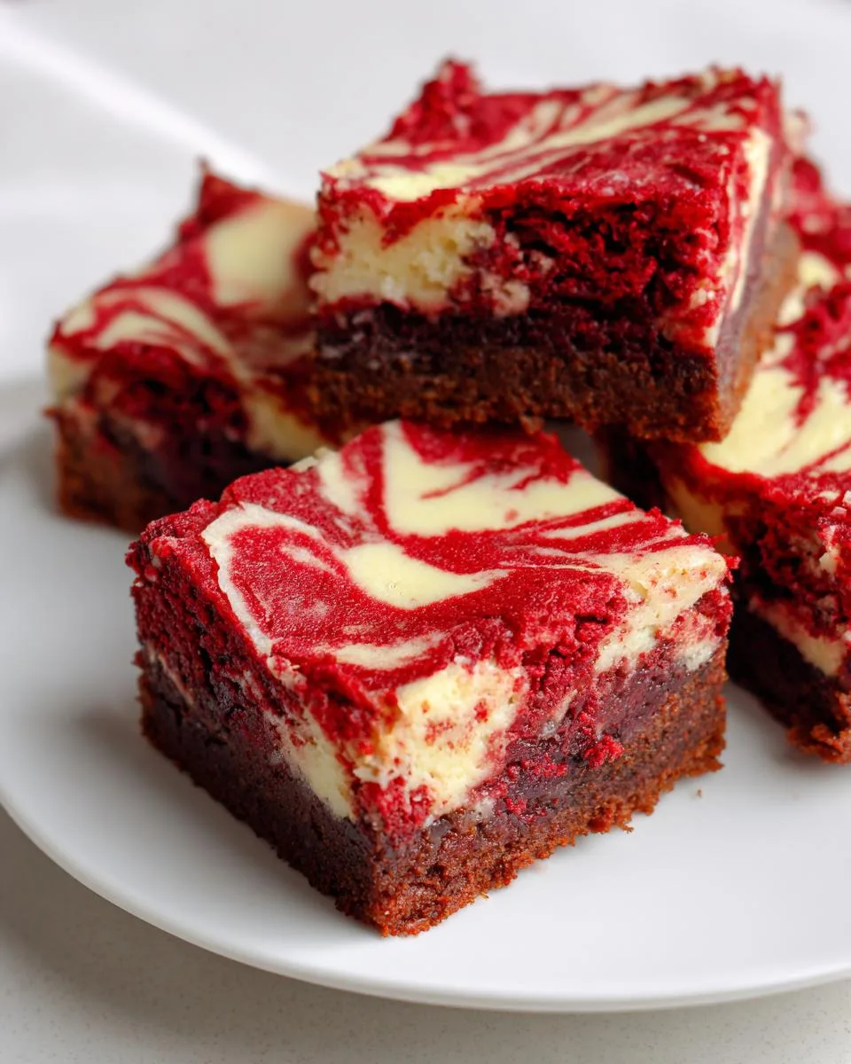 Red Velvet Cheesecake Brownies - detail 1