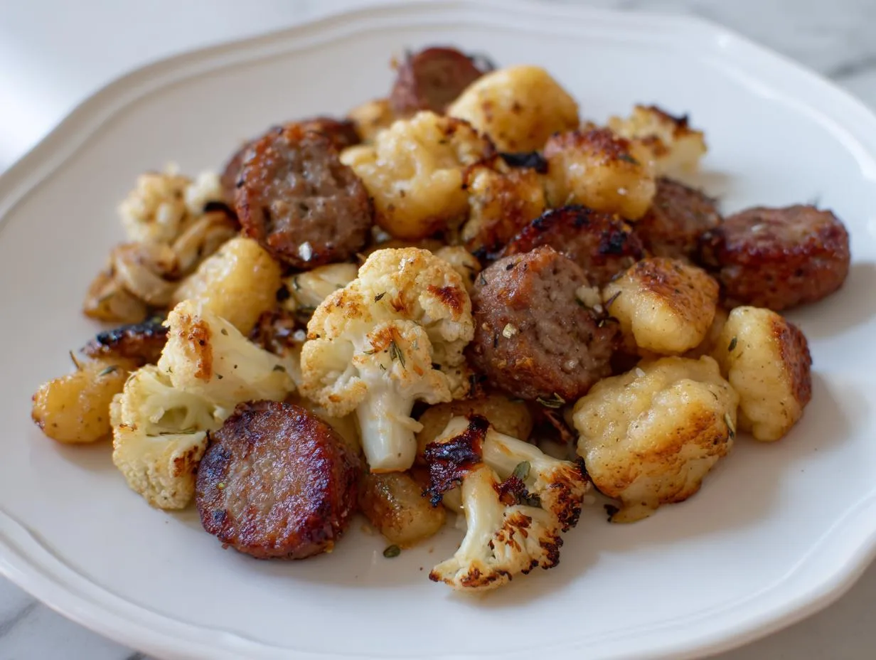 Sheet Pan Italian Sausage & Cauliflower Gnocchi Bliss