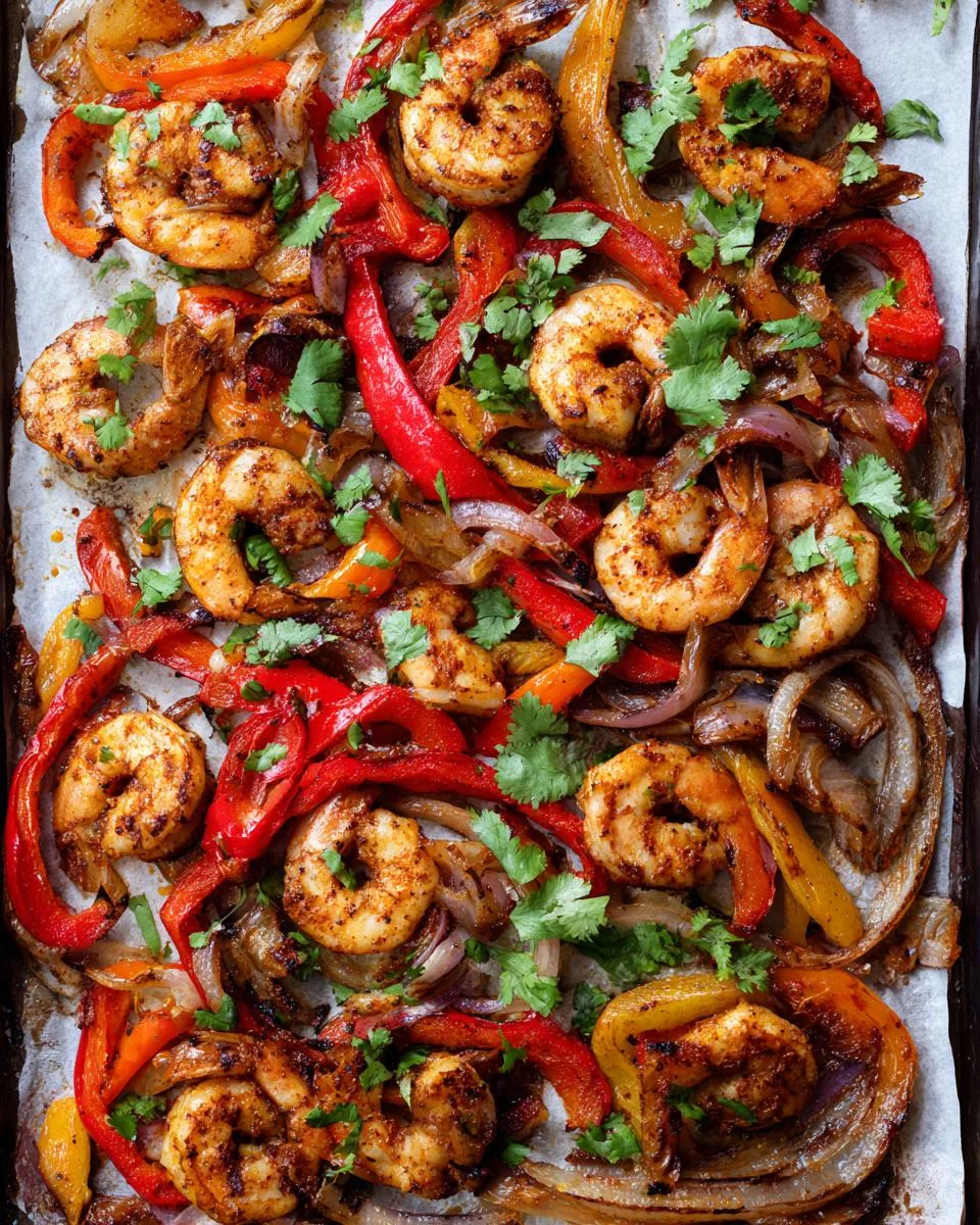 Sheet Pan Shrimp Fajitas - detail 3