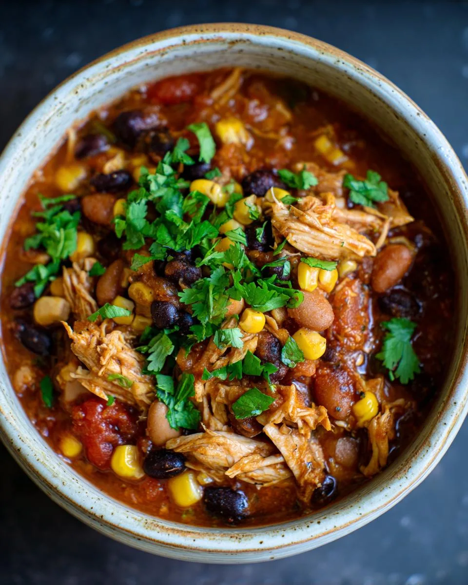 Spicy Salsa Chicken Chili - detail 1
