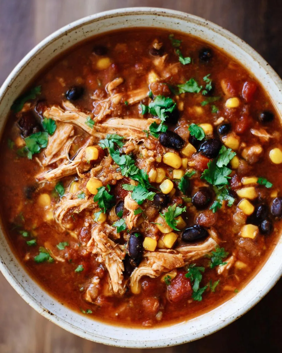 Spicy Salsa Chicken Chili - detail 3