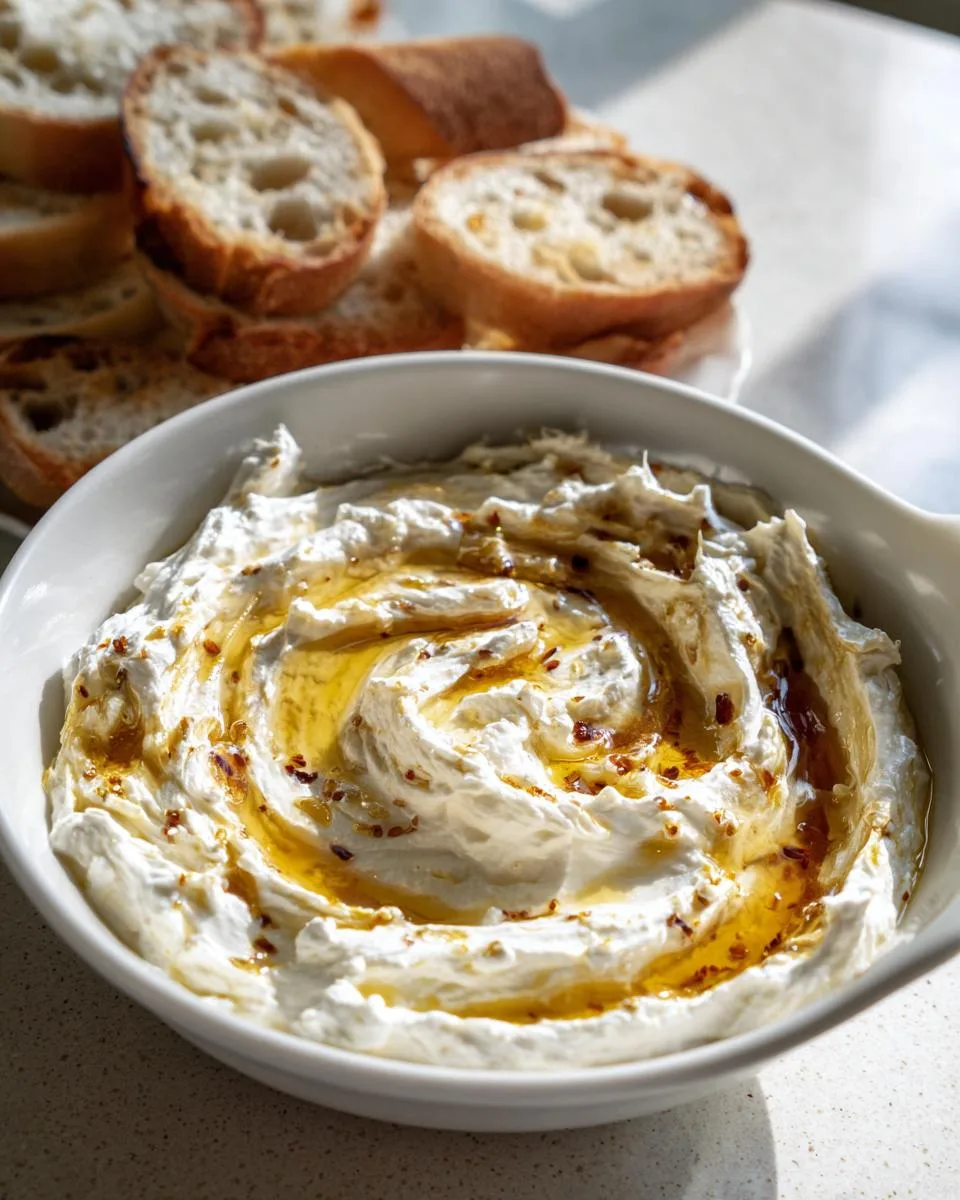 TikTok Viral Whipped Feta Dip with Hot Honey - detail 1