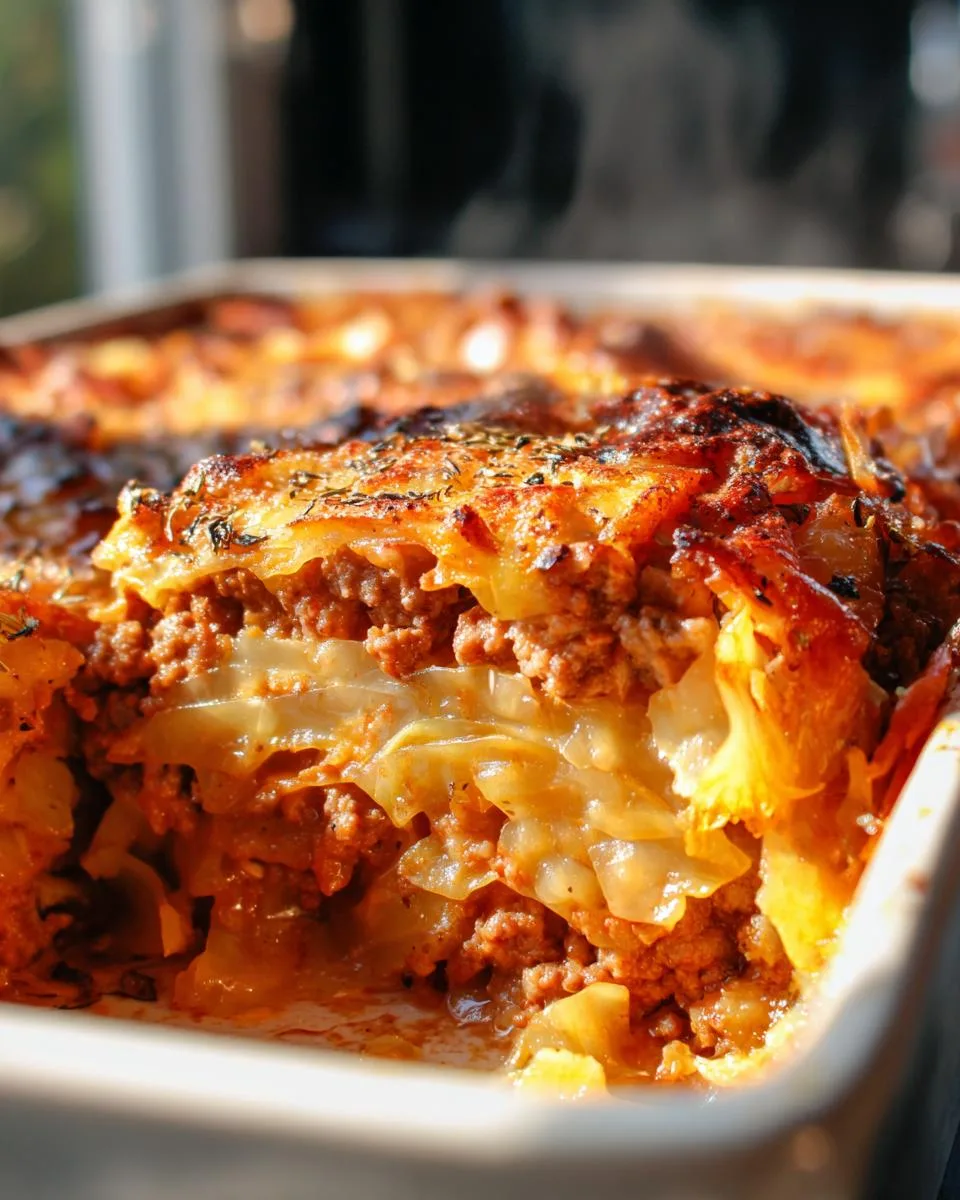 Unstuffed Cabbage Casserole - detail 2