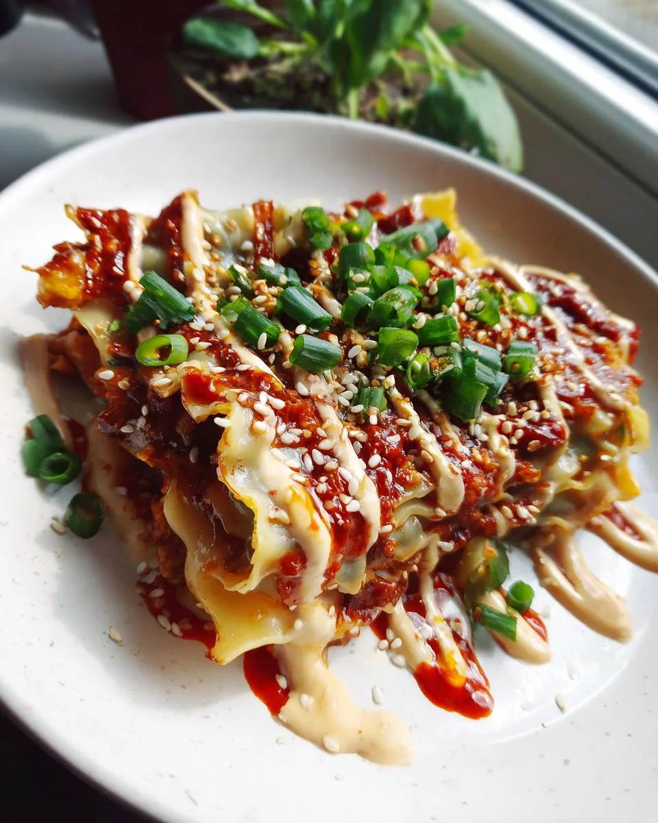 Viral Dumpling Lasagna - detail 1