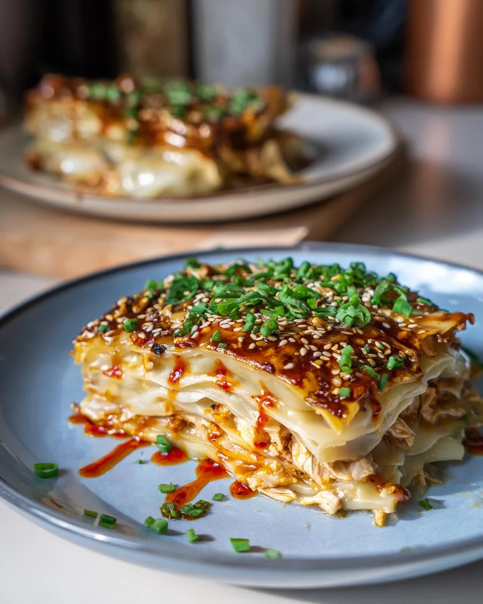 Viral Dumpling Lasagna - detail 3