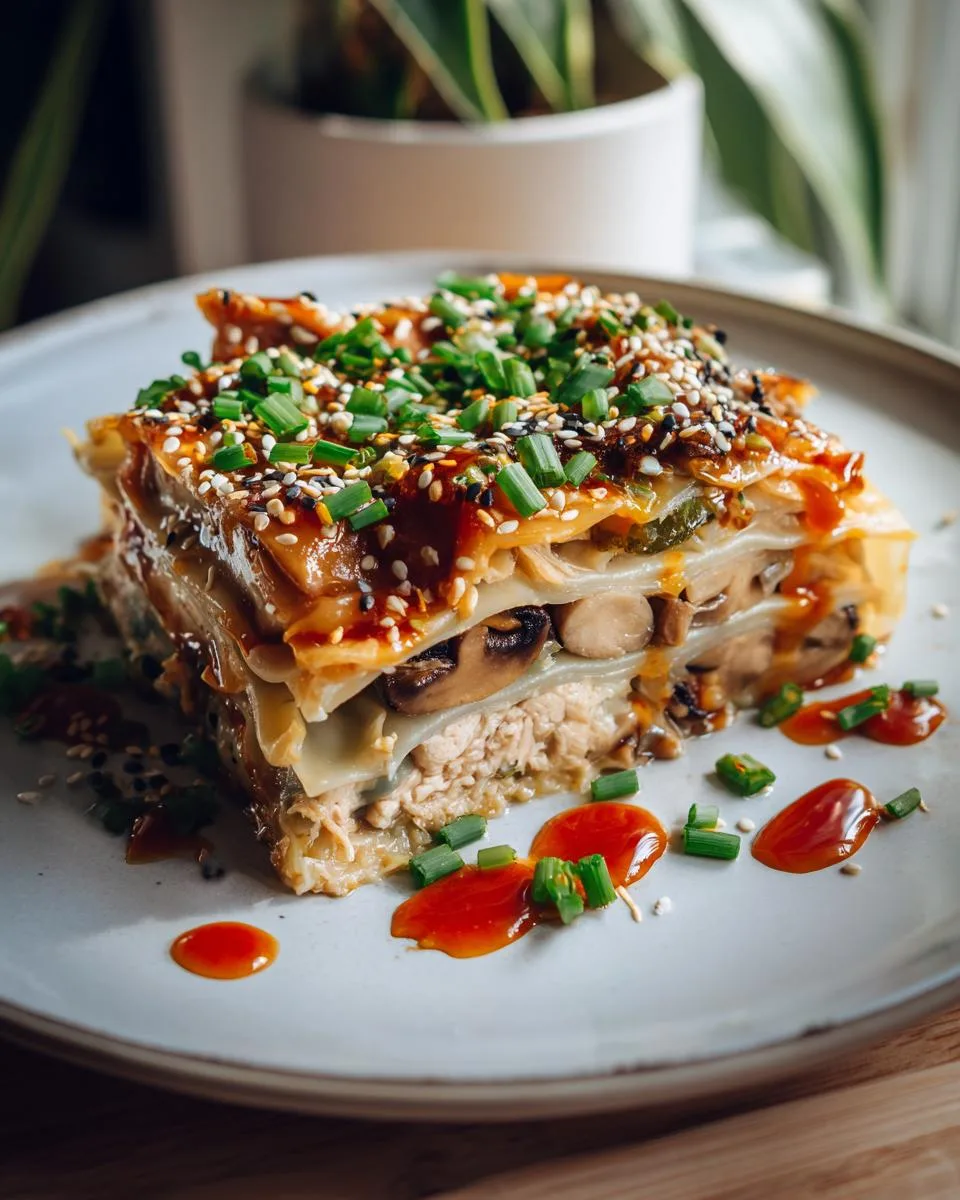 Viral Dumpling Lasagna - detail 4