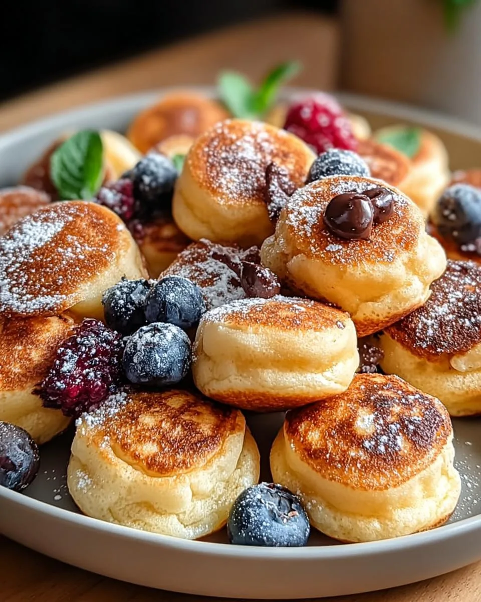 breakfast pancake poppers - detail 3