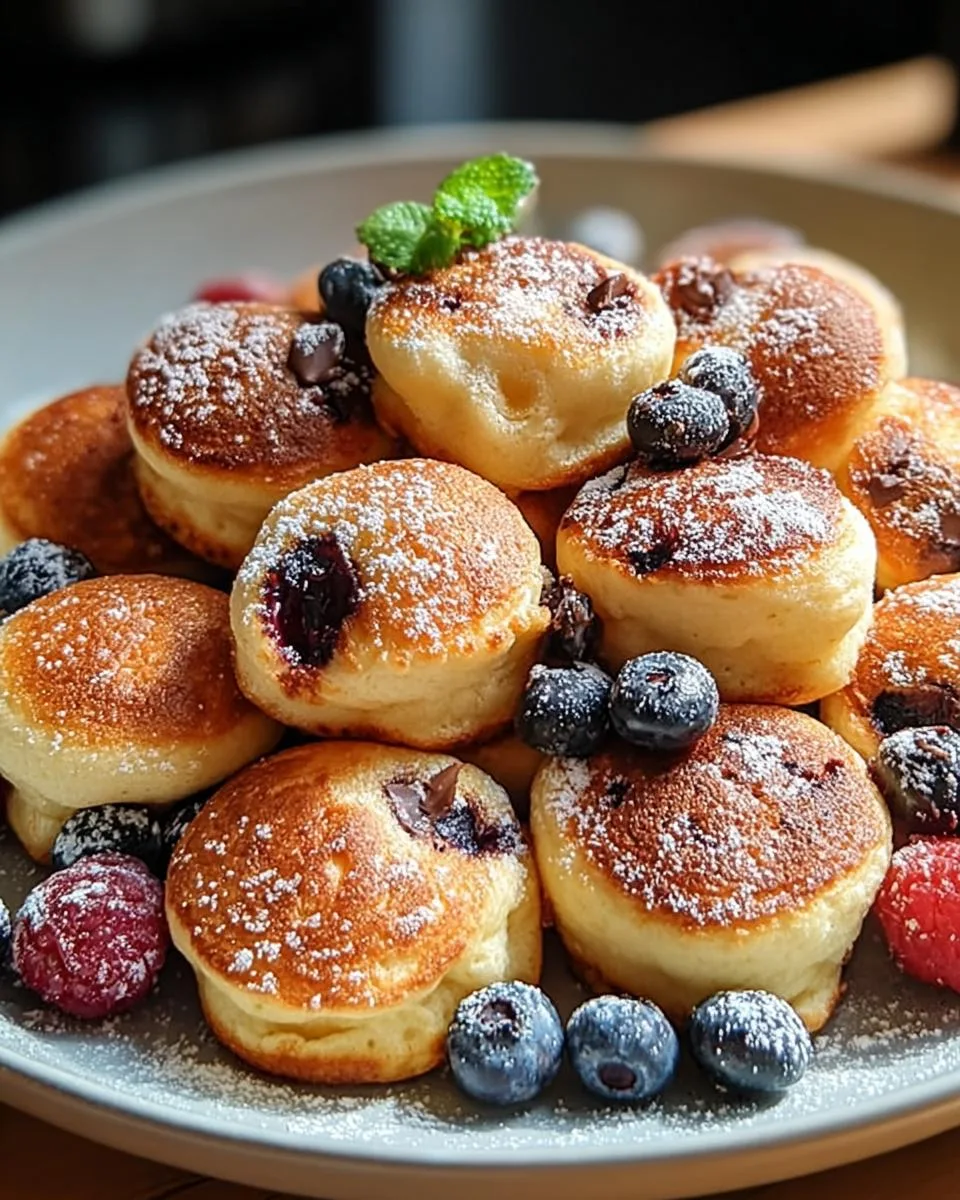 breakfast pancake poppers - detail 4