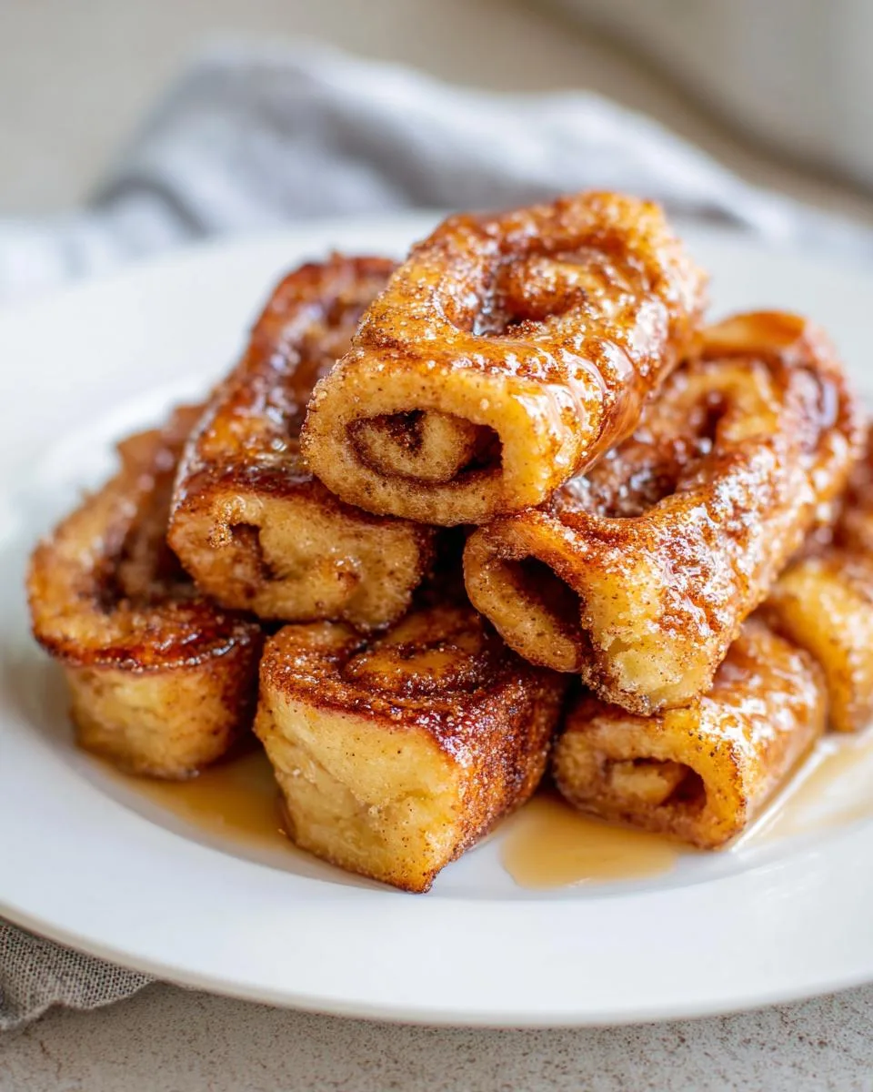 cinnamon sugar french toast roll-ups - detail 1