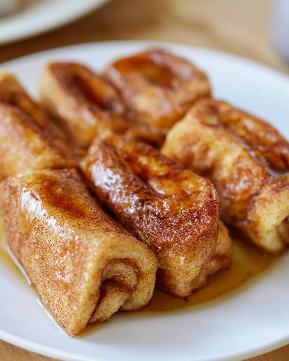 cinnamon sugar french toast roll-ups - detail 3