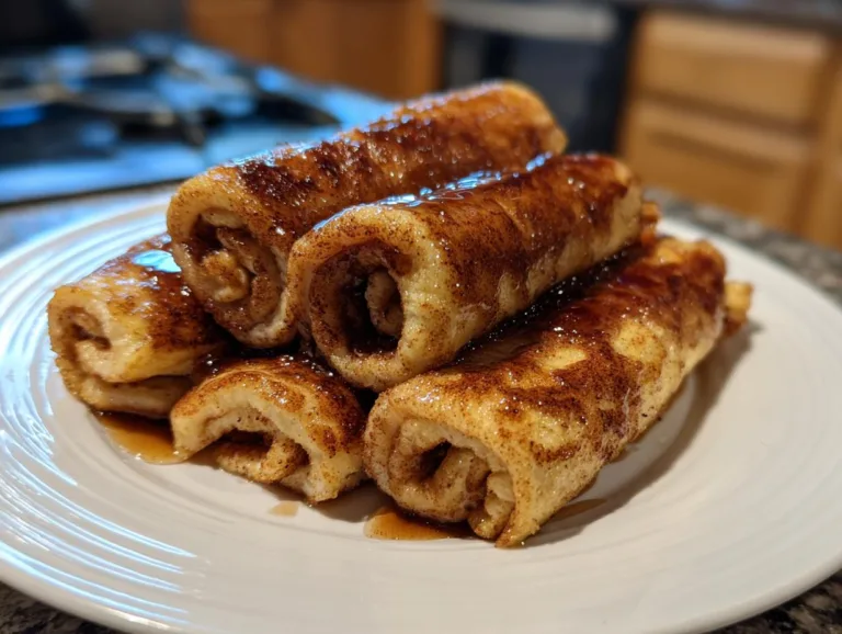 cinnamon sugar french toast roll-ups