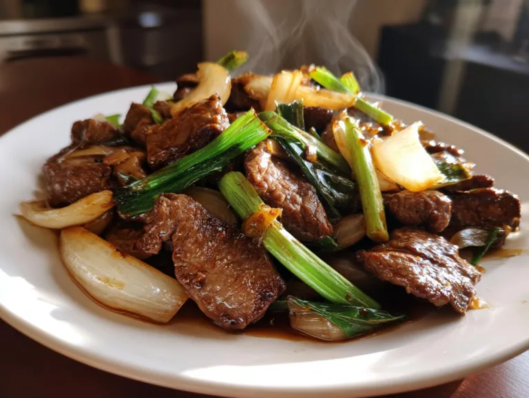 Beef Onion Stir Fry