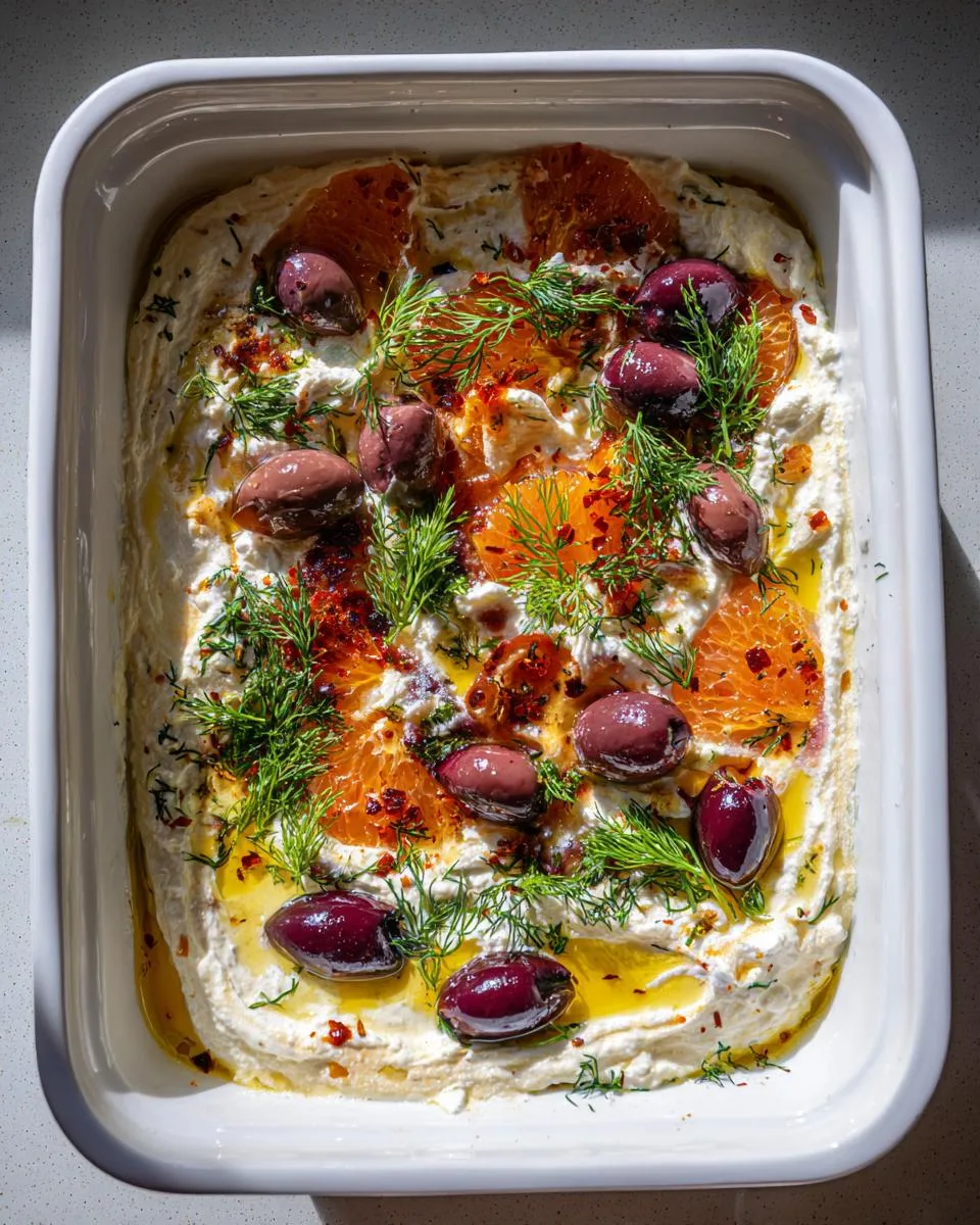 Blood Orange Whipped Feta - detail 3