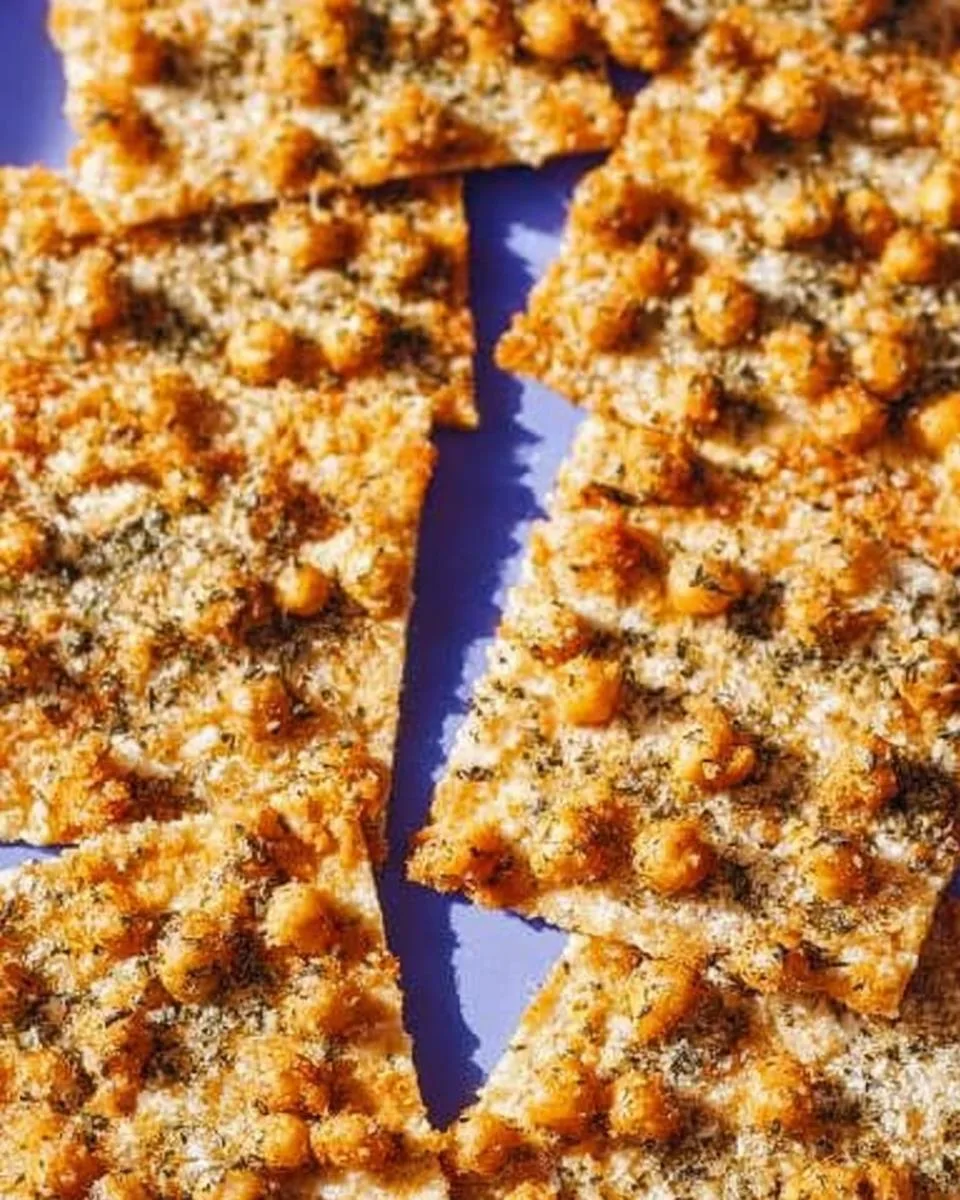Chickpea Parmesan Crisps - detail 3