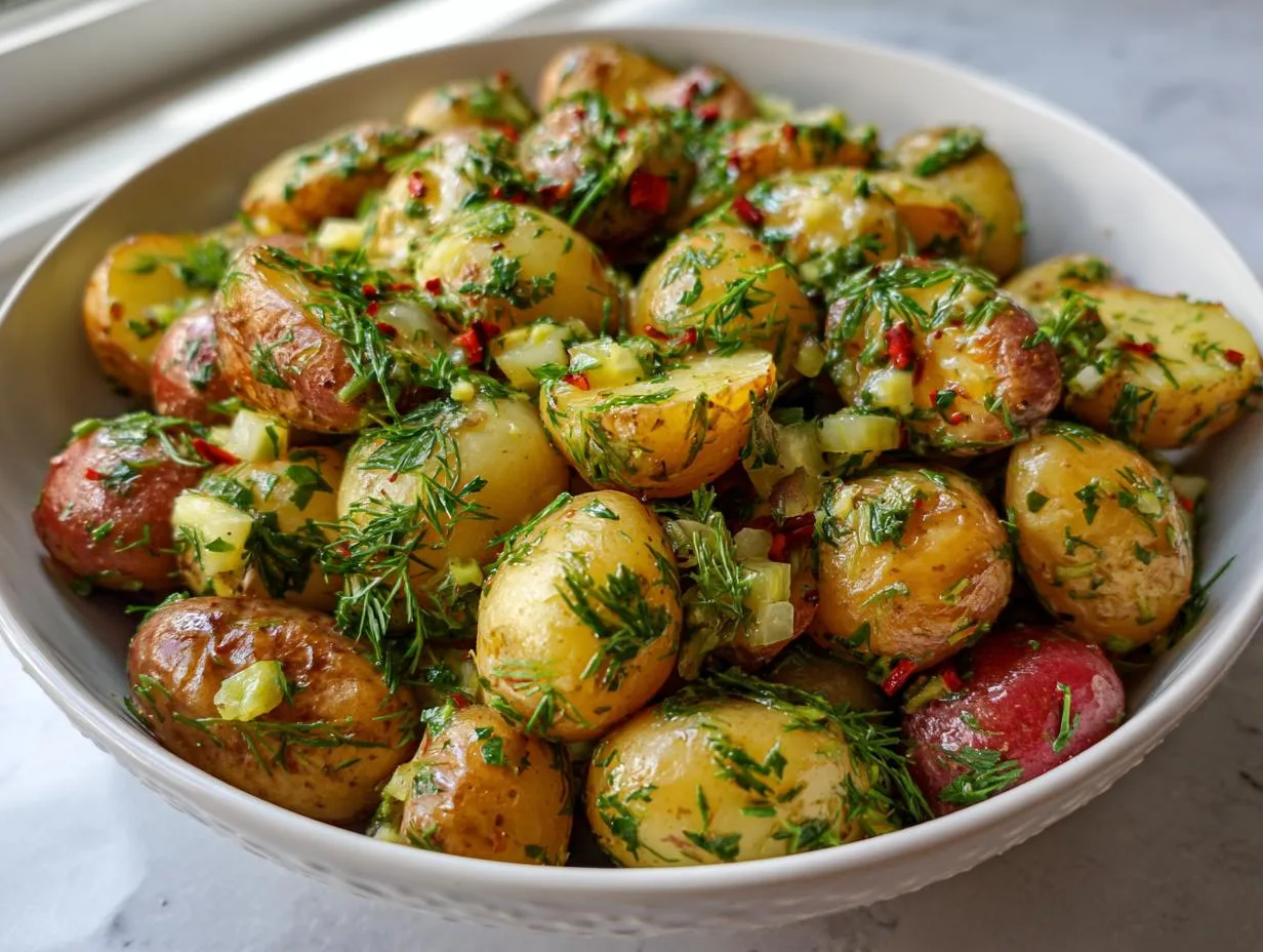 30-Minute Classic French Style Potato Salad: A Must-Try Dish