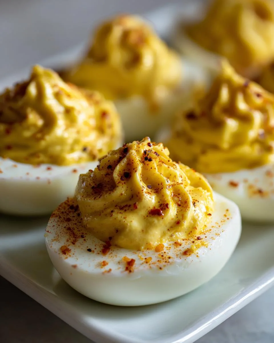 Deviled Eggs With Relish And Mustard - detail 1