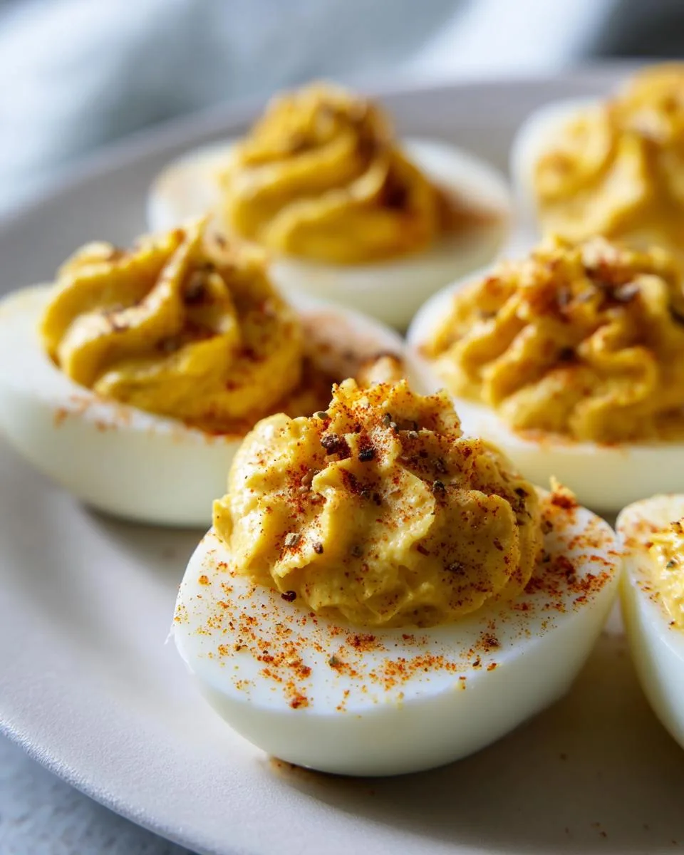 Deviled Eggs With Relish And Mustard - detail 2