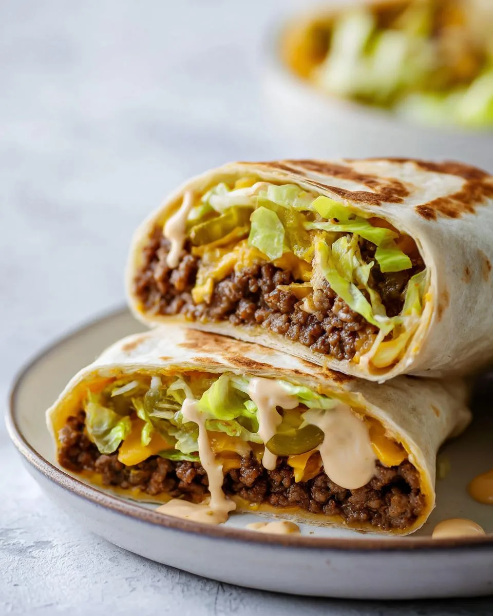 Easy Big Mac Wrap Recipe - detail 1