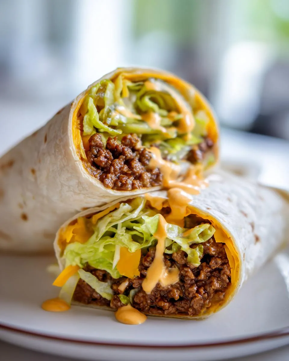 Easy Big Mac Wrap Recipe - detail 2