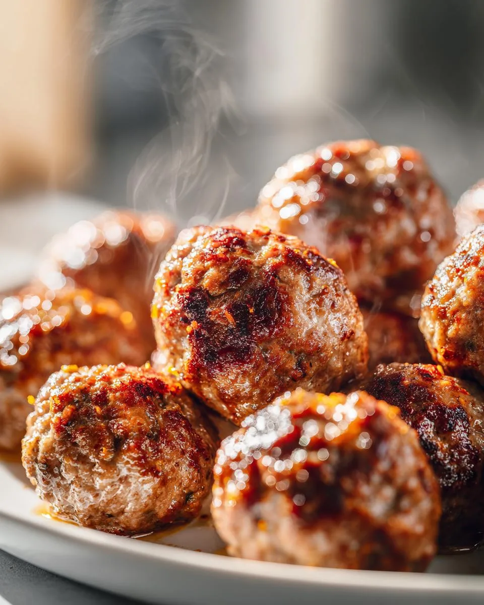 Easy Oven Baked Italian Meatballs - detail 3