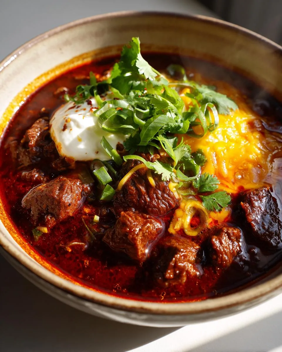 Gochujang Beef Chili - detail 2