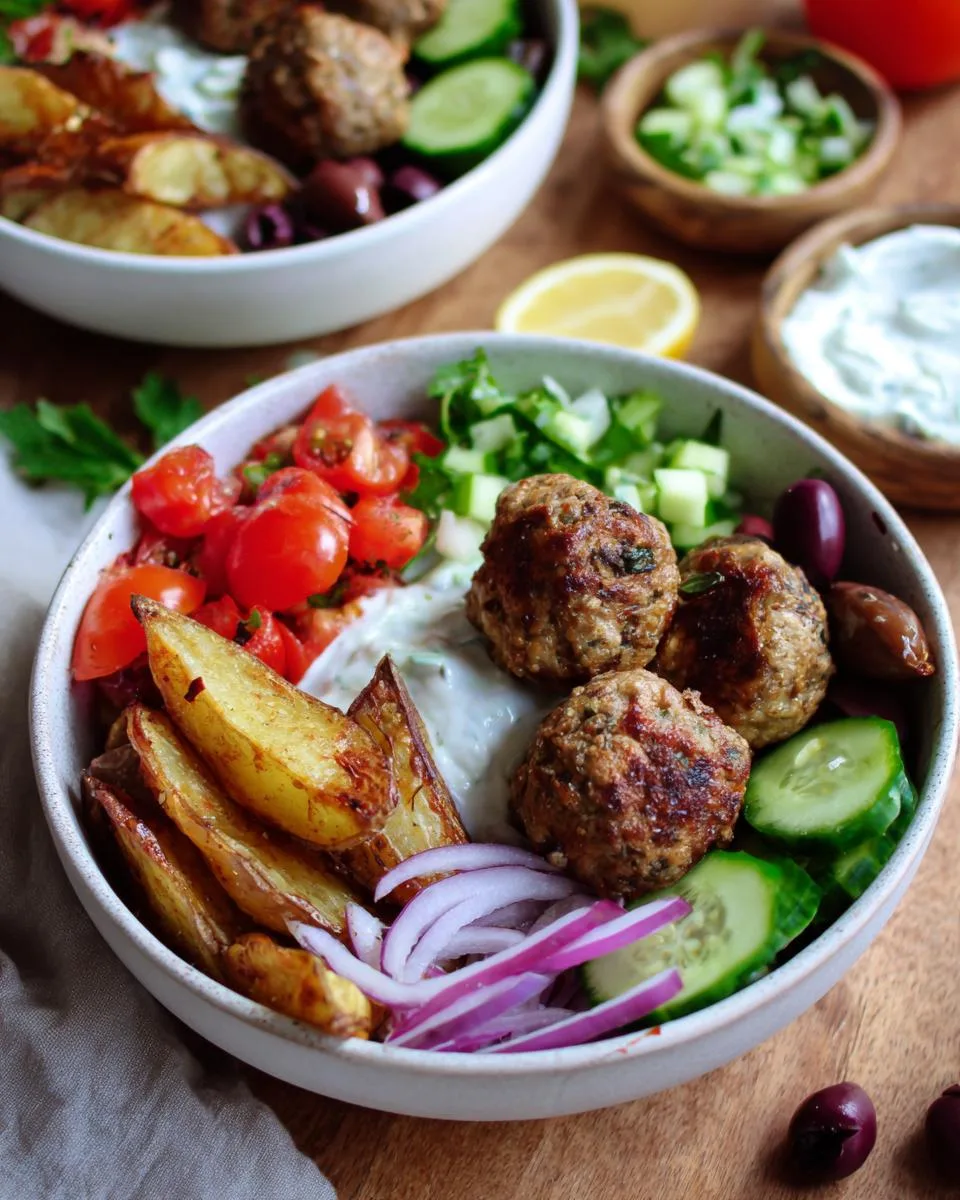 Greek Meatball Bowl Recipe - detail 2