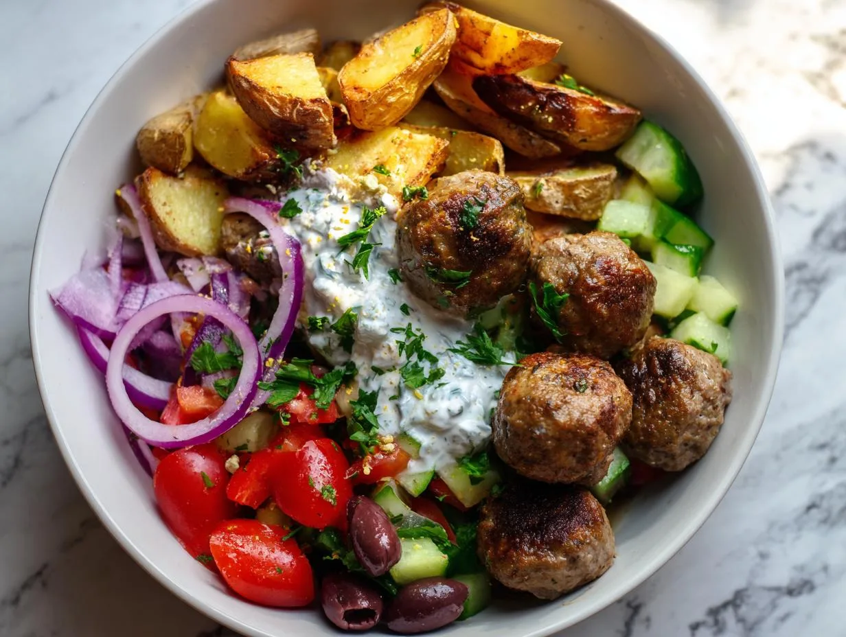 Greek Meatball Bowl Recipe That Will Wow Your Taste Buds