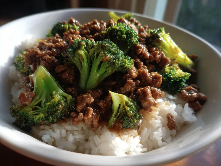 Ground Beef Broccoli