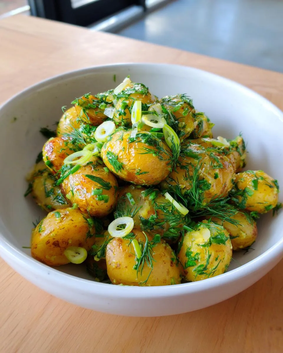 Healthy French Potato Salad Dill - detail 2