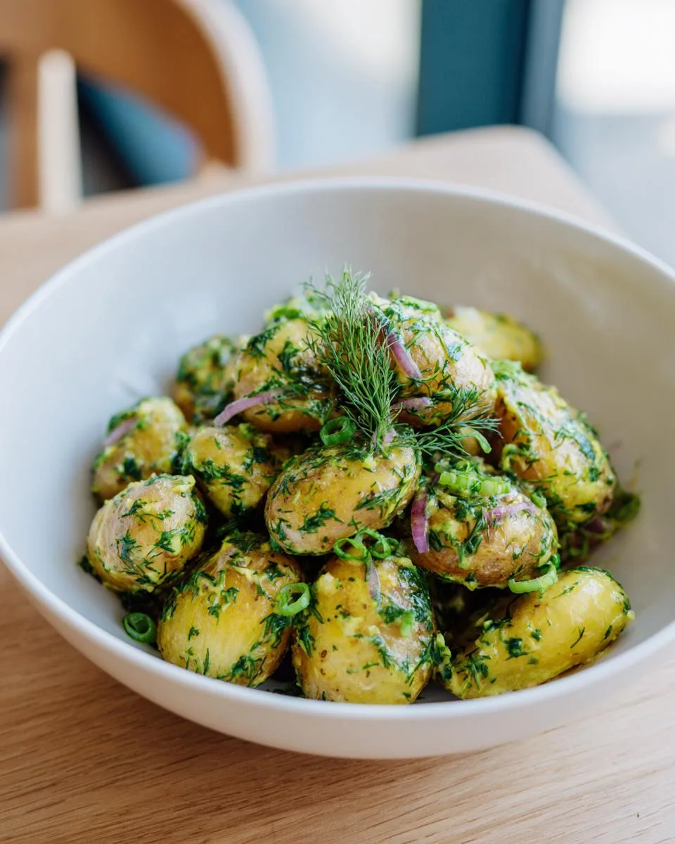 Healthy French Potato Salad Dill - detail 3