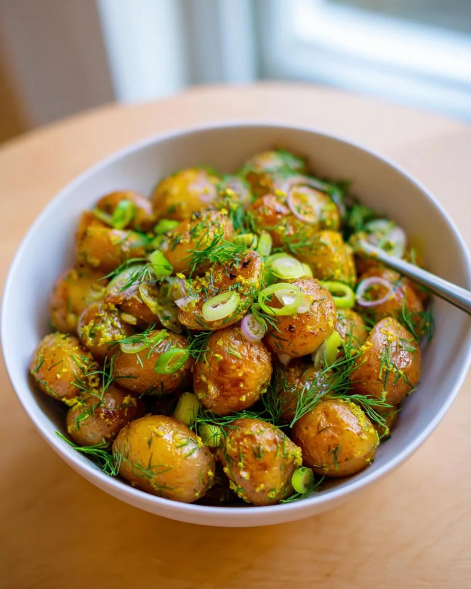 Healthy French Potato Salad Dill - detail 4