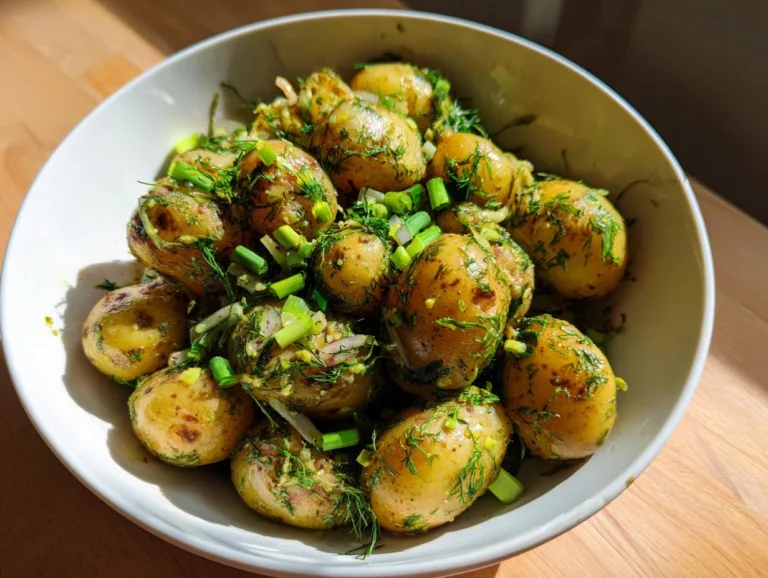 Healthy French Potato Salad Dill