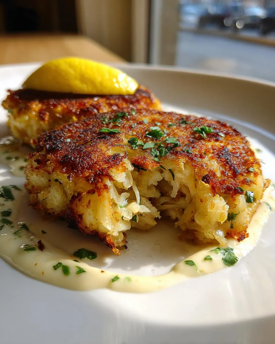 Hearts of Palm Crab Cakes - detail 1