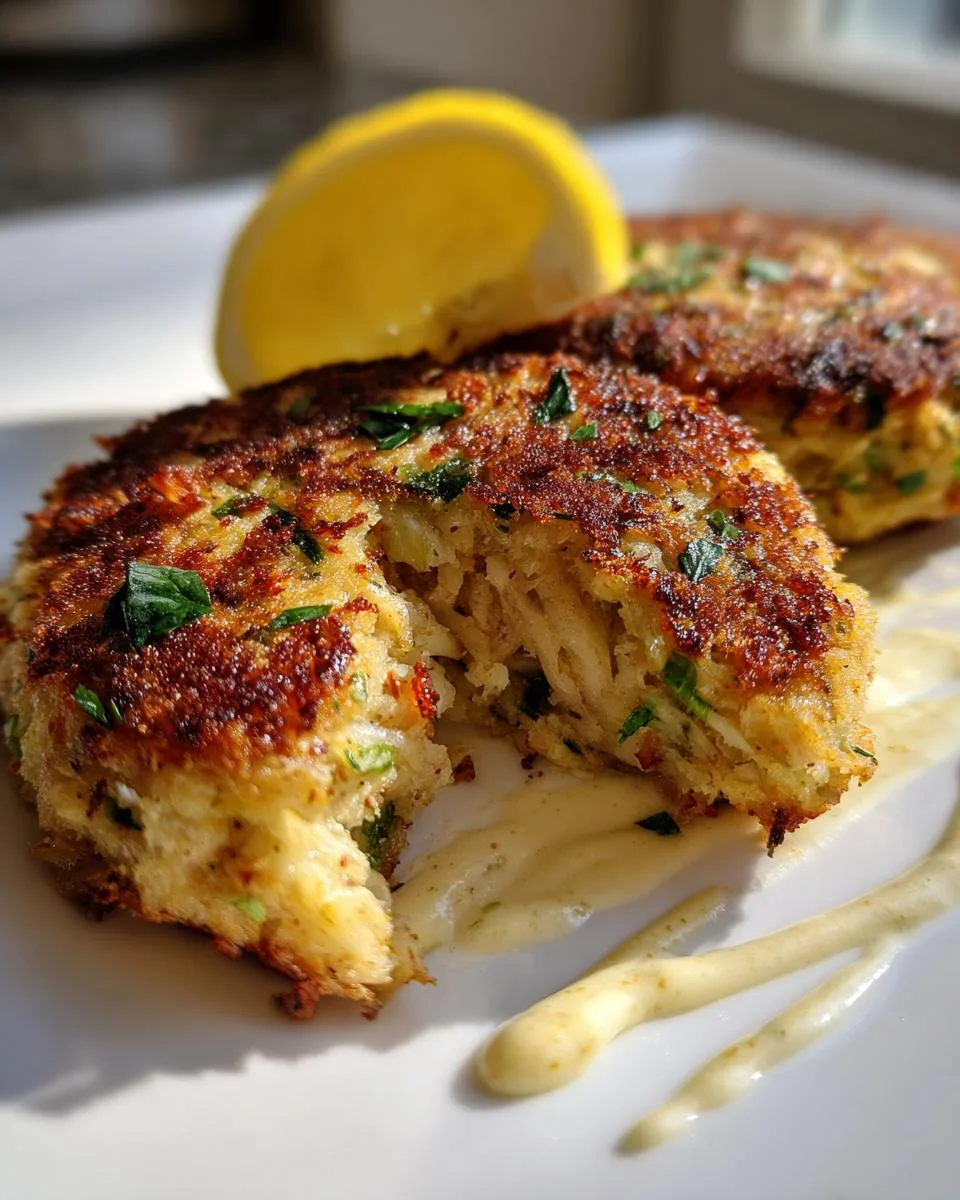 Hearts of Palm Crab Cakes - detail 2