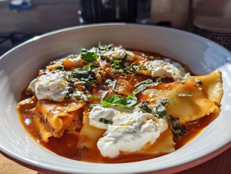 High-Protein Lasagna Soup
